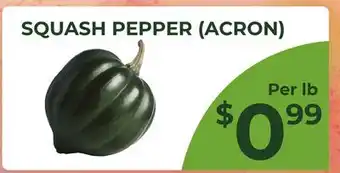 Food World Supermarket SQUASH PEPPER (ACRON) offer