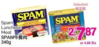 T&T Supermarket SPAM LUNCHEON MEAT, 340g offer