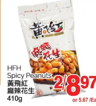 T&T Supermarket HFH SPICY PEANUTS, 410g offer