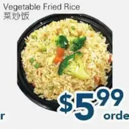 Oceans Fresh Food Market Vegetable Fried Rice offer