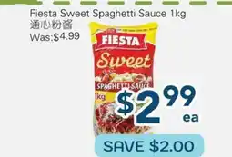 Oceans Fresh Food Market Fiesta Sweet Spaghetti Sauce offer