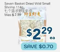 Oceans Fresh Food Market Seven Basket Dried Wild Small Shrimp offer