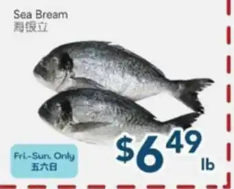 Oceans Fresh Food Market Sea Bream offer