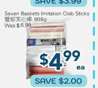 Oceans Fresh Food Market Seven Baskets Imitation Crab Sticks offer