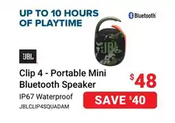 Visions Electronics Clip 4 - Portable Mini Bluetooth Speaker offer