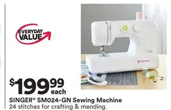 Michaels SINGER SM024-GN Sewing Machine offer