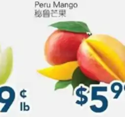 Oceans Fresh Food Market Peru Mango offer