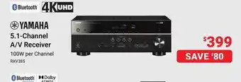 Visions Electronics YAMAHA 5.1-Channel A/V Receiver offer