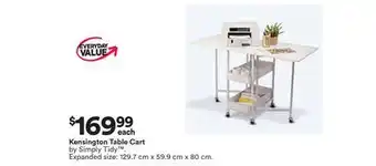 Michaels Kensington Table Cart by Simply Tidy offer