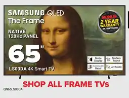 Visions Electronics SAMSUNG 4K Smart TV offer