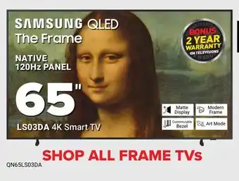 Visions Electronics SAMSUNG 4K Smart TV offer