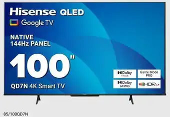 Visions Electronics 100' QD7N 4K Smart TV offer