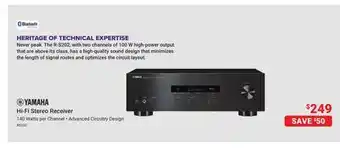 Visions Electronics YAMAHA Hi-Fi Stereo Receiver offer