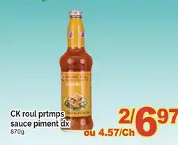 T&T Supermarket CK ROUL PRTMPS SAUCE PIMENT DX, 870G offer