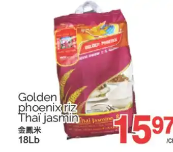 T&T Supermarket GOLDEN PHOENIX RIZ THAI JASMIN, 18LB offer