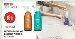 Canex METHOD CLEANING AND HAND SOAP PRODUCTS offer