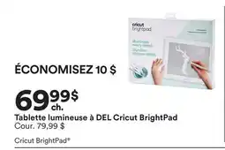 Michaels Tablette lumineuse à DEL cricut BrightPad offer