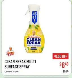 Canex CLEAN FREAK MULTI SURFACE SPRAY offer