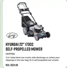 Canex HYUNDAI 22 173CC SELF-PROPELLED MOWER offer