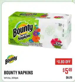 Canex BOUNTY NAPKINS offer