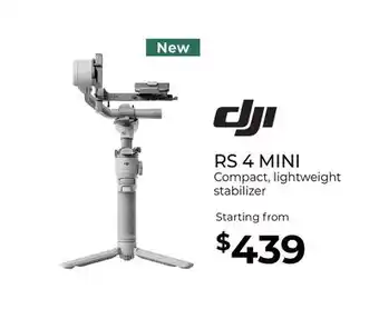 Gosselin Photo RS 4 MINI Compact, lightweight stabilizer offer