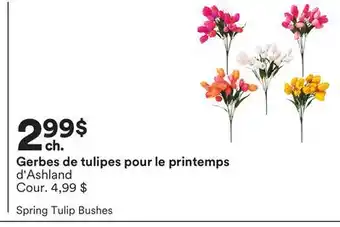 Michaels Gerbes de tulipes pour le printemps d'Ashland offer