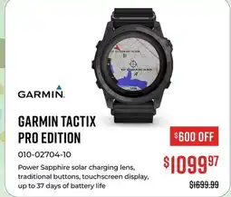 Canex GARMIN TACTIX PRO EDITION offer