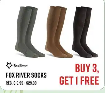 Canex FOX RIVER SOCKS offer