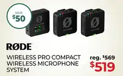 Gosselin Photo WIRELESS PRO COMPACT WIRELESS MICROPHONE SYSTEM offer