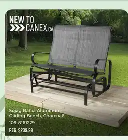 Canex Sojag Bahia Aluminum Gliding Bench, Charcoal‡ offer