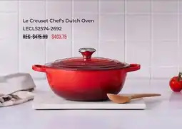 Canex Le Creuset Chef's Dutch Oven offer