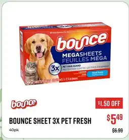 Canex BOUNCE SHEET 3X PET FRESH offer