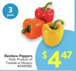 Walmart Rainbow Peppers offer