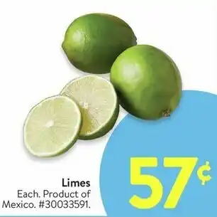 Walmart Limes offer