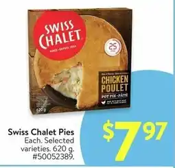 Walmart Swiss Chalet Pies offer