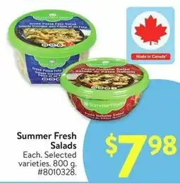 Walmart Summer Fresh Salads offer