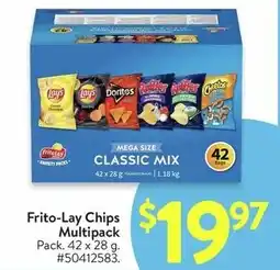 Walmart Frito-Lay Chips Multipack offer