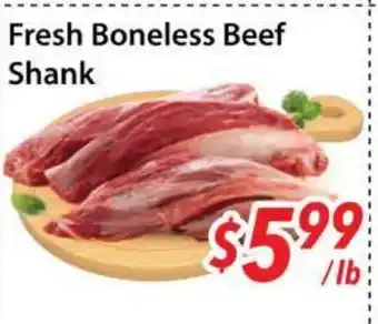 Bestco Food Mart Fresh Boneless Beef Shank offer