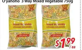 Bestco Food Mart O'yahoho 3 Way Mixed Vegetable offer