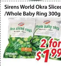 Bestco Food Mart Sirens World Okra Sliced/Whole Baby Ring offer