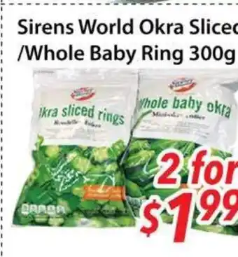 Bestco Food Mart Sirens World Okra Sliced/Whole Baby Ring offer