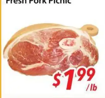 Bestco Food Mart Fresh Pork Picnic offer