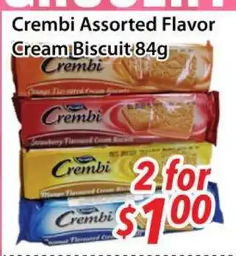 Bestco Food Mart Crembi Assorted Flavor Cream Biscuit offer