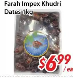 Bestco Food Mart Farah impex Khudri Dates offer