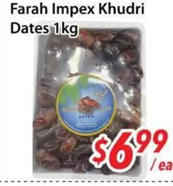 Bestco Food Mart Farah impex Khudri Dates offer