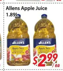 Bestco Food Mart Allens Apple Juice offer