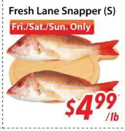 Bestco Food Mart Fresh Lane Snapper (s) offer