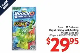 Walmart Bunch O Balloons Rapid-Filling Self-Sealing Water Balloons offer