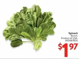 Walmart Spinach offer