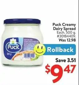 Walmart Puck Creamy Dairy Spread Each offer